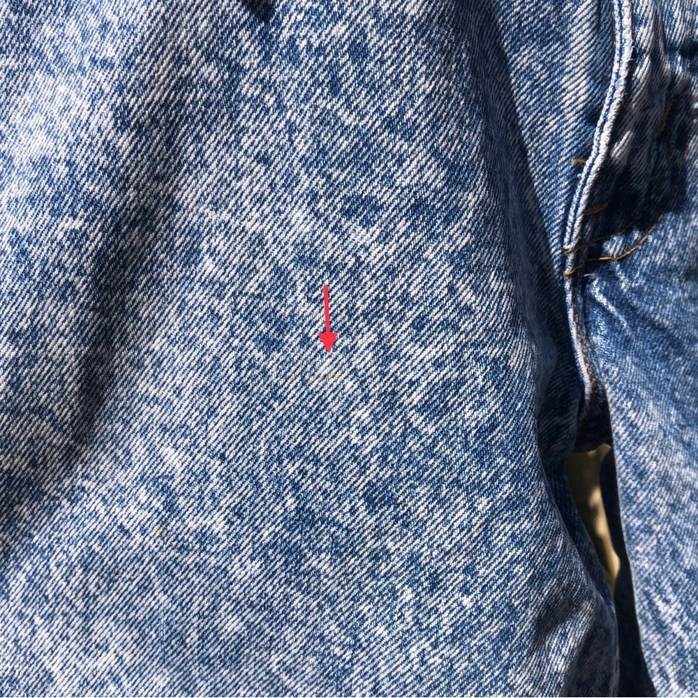 Levi's 550 Orange Tab Vintage 80's USA Made Acid Wash Denim Jeans 28x33 - Picture 14 of 17